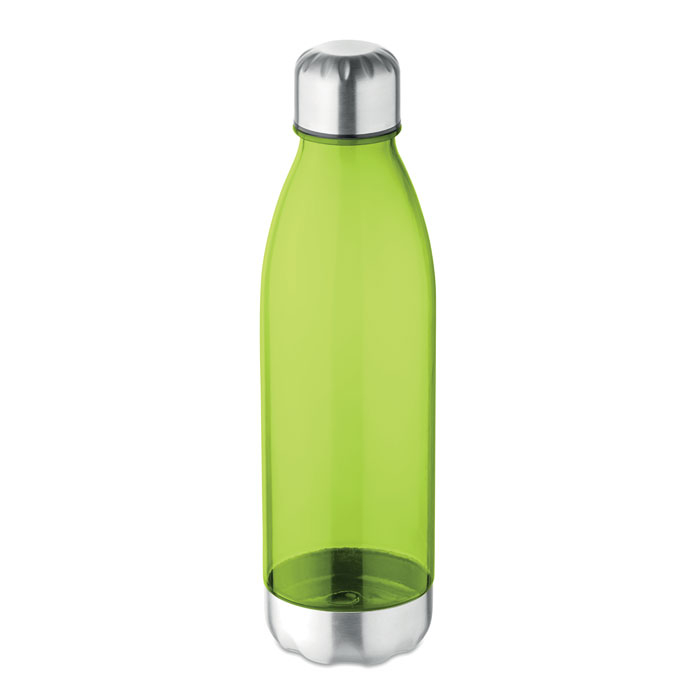 Bouteille publicitaire en tritan 600 ml Aspen vert citron transparent